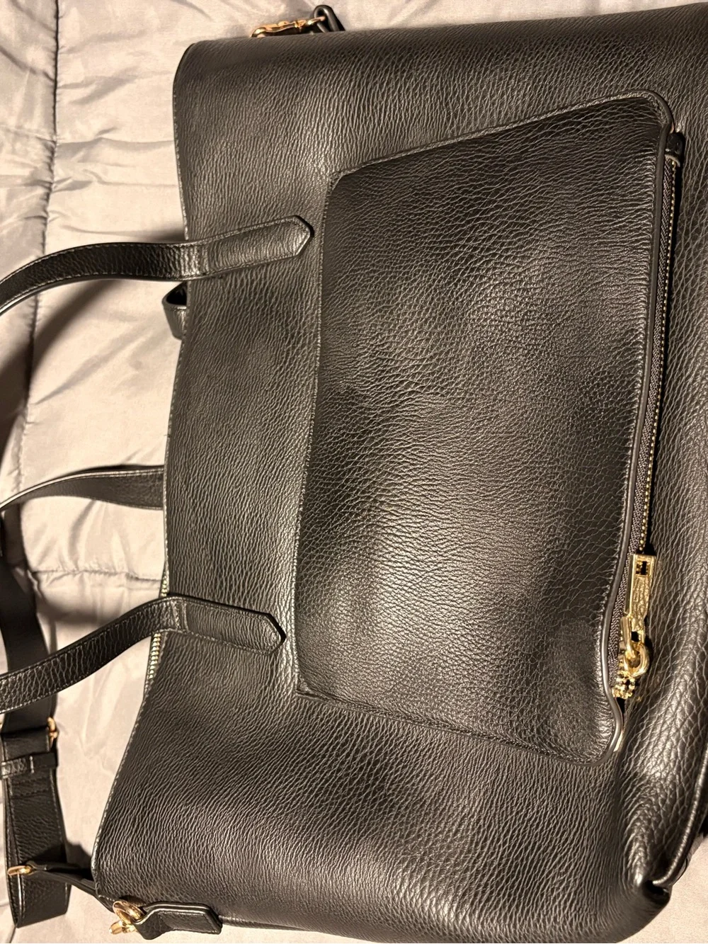 Poppy & Peonies Go-Getter Tote – Black